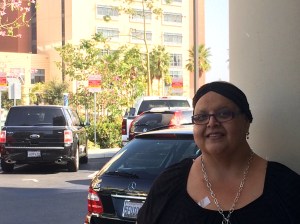 With the hospital behind her, remembering how far she has come, celebrating a win once again October 13, 2014